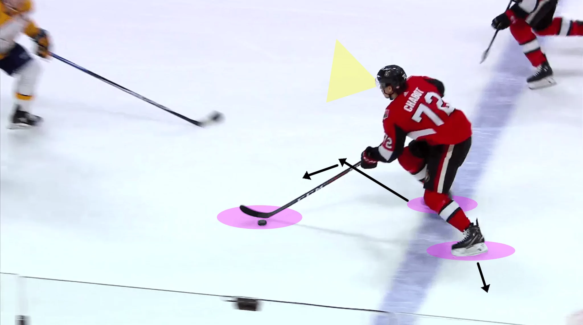 CONTROLLING AND ROLLING ON YOUR EDGES TO CREATE DECEPTION USING THE MIDDLE LANE TO CREATE OFFENCE AND MISMATCHES